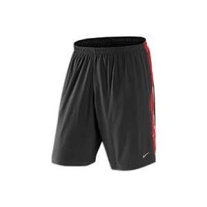 Stretch Woven Running Short   Mens   Black/University Red/White 