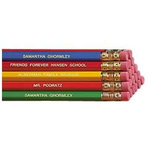  Personalized Bright Pencils 