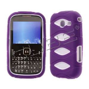  III/Comment  Solid Purple Premium Silicone Skin on Solid White 