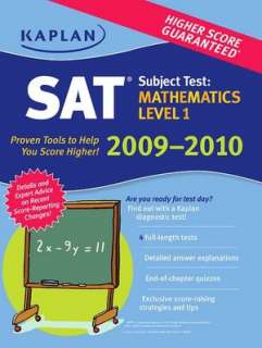   Kaplan SAT Subject Test Literature 2009 2010 Edition 