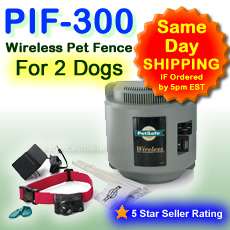 Petsafe WIRELESS Electric 2 Dog Fence System PIF 300