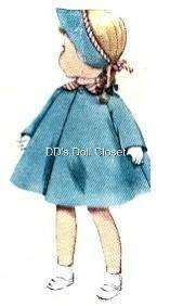 Vintage Doll Clothes Pattern 4509 23 ~ Saucy Walker  