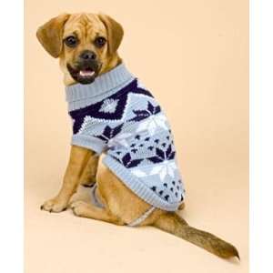    Dog Sweater small   SM INDIGO BL. FLAKE SWTR.