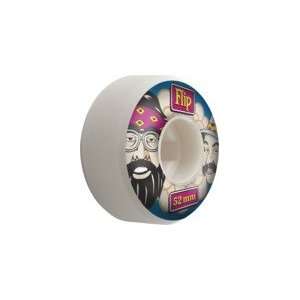  Flip Cheech & Chong White Skateboard Wheels   52.5mm 99a 