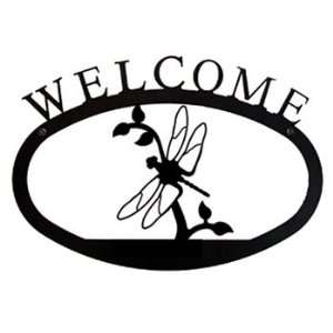  Dragonfly Welcome Sign LG Beauty