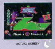 Fuzzys Cosmic Space Golf PC CD classic putt putt game  