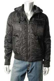 American Rag NEW Mens Black Coat BHFO Jacket L  