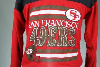 Vtg 90s San Francisco 49ers Sweatshirt Half Zip RARE Made USA M/L 