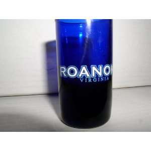 ROANOKE VIRGINIA COLBALT BLUE SHOT GLASS 