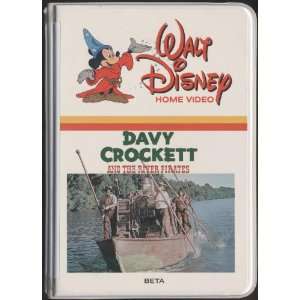   DAVY CROCKETT AND THE RIVER PIRATES   BETAMAX Video Cassette Beta Tape