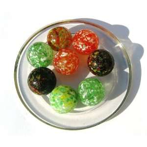  2 Larges Marbles   Marble FLYERS   Glass Marble diameter 