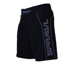  Sprawl Fusion 2 Stretch Shorts   Black/Charcoal   size 28 