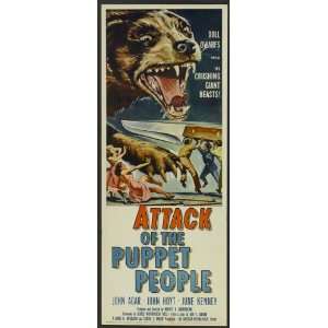  Attack of the Puppet People Movie Poster (14 x 36 Inches 