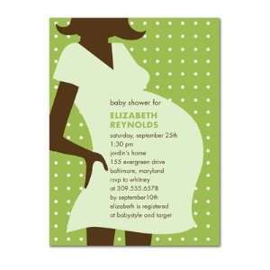    Baby Shower Invitations   Belly Bump Meadow By Dwell Baby