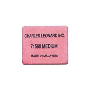  Charles Leonard Inc.Block Shaped Rubber Eraser, Medium 