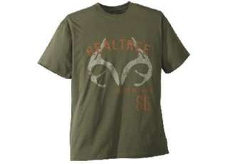 REALTREE OUTFITTERS LOGO T SHIRTS RETRO AMMO & CREST  