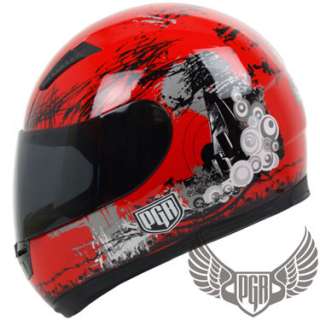 Matte Flat Black Motorcycle Bike Full Face Helmet DOT M  