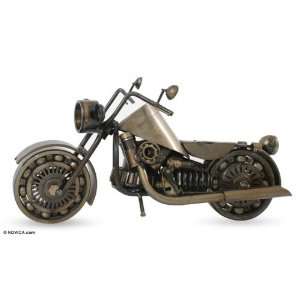  Iron statuette, Rustic Bicycle