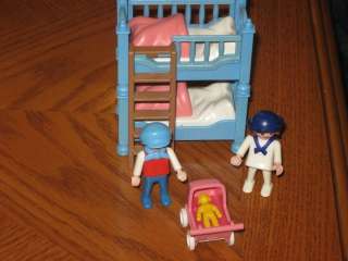 Playmobil 5300 5311 Victorian Mansion Nursery Bunkbeds children doll 