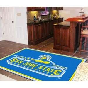 San Jose State SJSU Spartans 5X8 ft Area Rug Floor/Door Carpet/Mat 