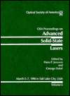 Advanced Solid State Lasers OSA Proceedings of the Topical Meeting 