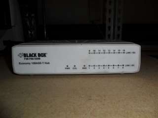Black Box Economy 10BASE T Hub 16 Port Ethernet Hub  