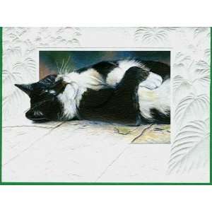  Black & White Cat Notecards