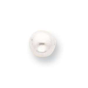  White 8mm Half Drilled Add A Cultured Pearl Jewelry