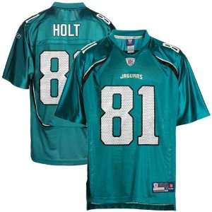 Reebok NFL Equipment Jacksonville Jaguars #81 Torry Holt Teal Replica 