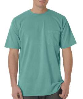   Comfort Colors 6.1 oz Cotton Pigment Dyed POCKET T Shirt 6030  