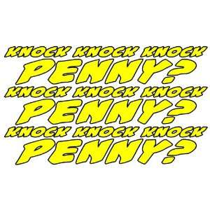  Big Bang Theory Sticker   Knock, knock, Penny? Everything 