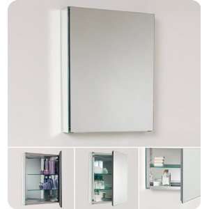com Fresca FMC8058 Mirror 20 Single Door Frameless Medicine Cabinet 