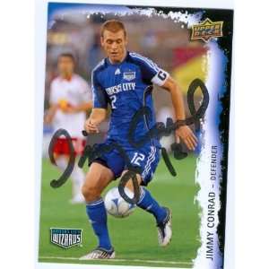  Jimmy Conrad autographed Soccer trading Card (MLS Soccer 