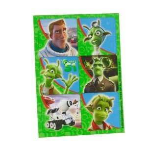  Planet 51 Sticker Sheet (4 count) Party Accessory Toys 