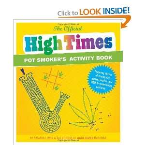  Official High Times Pot Smokers Activity Book [Paperback 