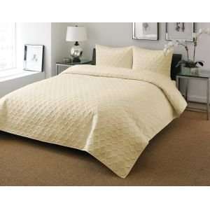  Manor Hill Westbourne Ivory Queen Coverlet Set Coverlet 