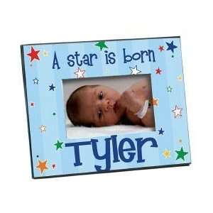   Personalized New Baby Boy Picture Frame A Star is Born