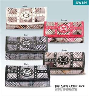 60 LOT WHOLESALE DESIGNER INSPIRED FASHION WALLET CLUTCH TRIFOLD 