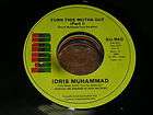 Idris Muhammad 70s DISCO 45 Turn This Mutha Out Part 1 / Part 2