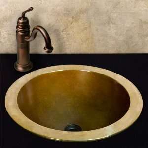  Corrigan Bronze Drop In Sink   White Bronze