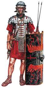 260 Tin 54mm Figure Soldier Warrior Roman Legionary  