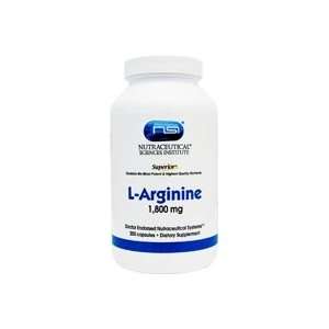  NSI L Arginine HCl    1.8 grams per serving   200 Capsules 