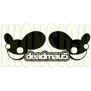  DEADMau5 2 Face Custom Logo Vinyl Decal Sticker 6 RED by 