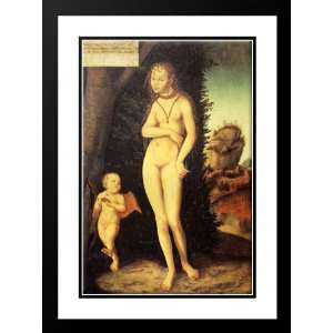  Cranach the Elder, Lucas 28x38 Framed and Double Matted 