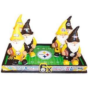  Pittsburgh Steelers 6X Super Bowl Champs Mini Gnome Set 