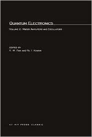   and Oscillators, (0262561689), V. M. Fain, Textbooks   