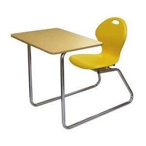  Bell P857 Prodigy Sled Base Combo Desk with Book Rack