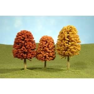  Bachmann Trains inches 4 inches Autumn Deciduous Trees 3 