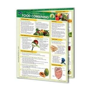  Food Combining 4 Page Bi Fold Laminated Reference Cards 