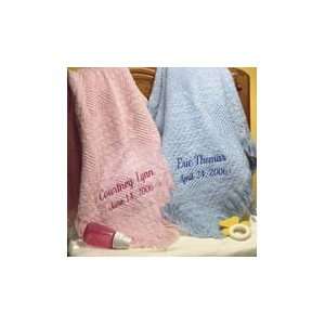  Personalized Baby Blanket (Pink) Baby